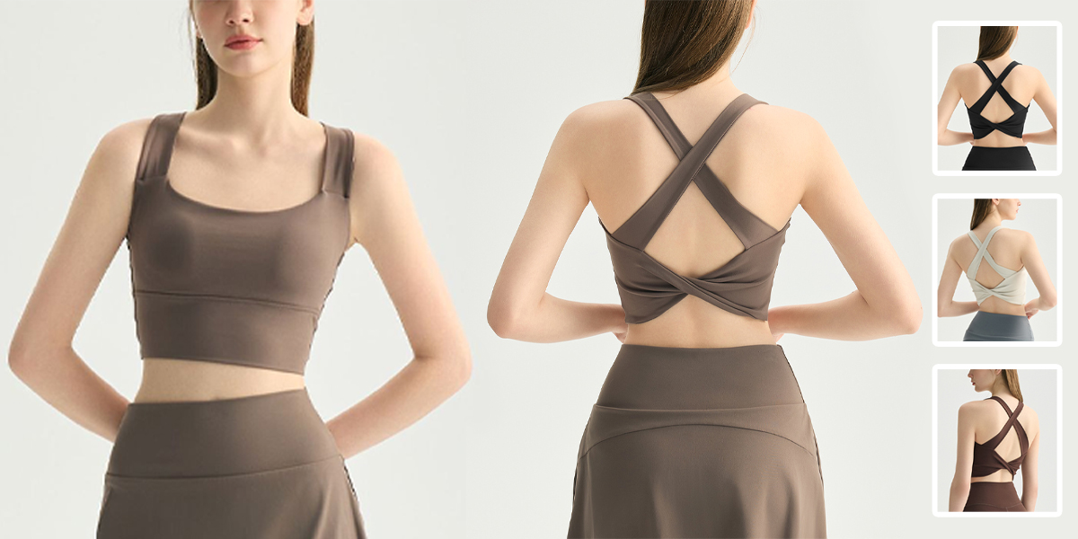 Twist back gym bra Twist back gym bra